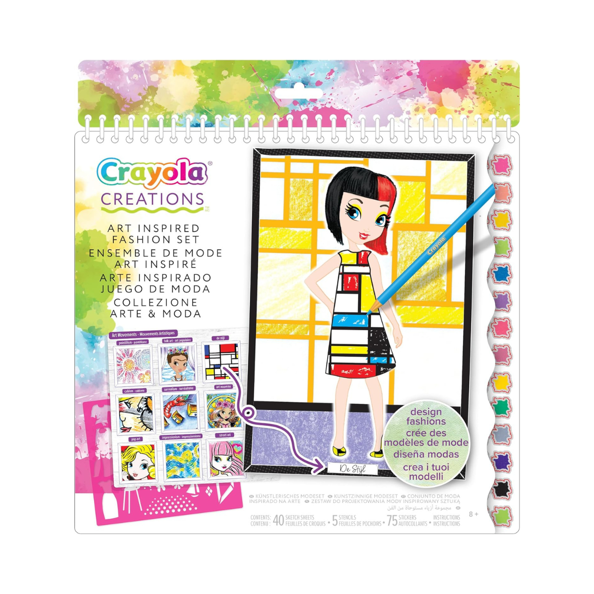 Crayola Creations Art History Fashion Set