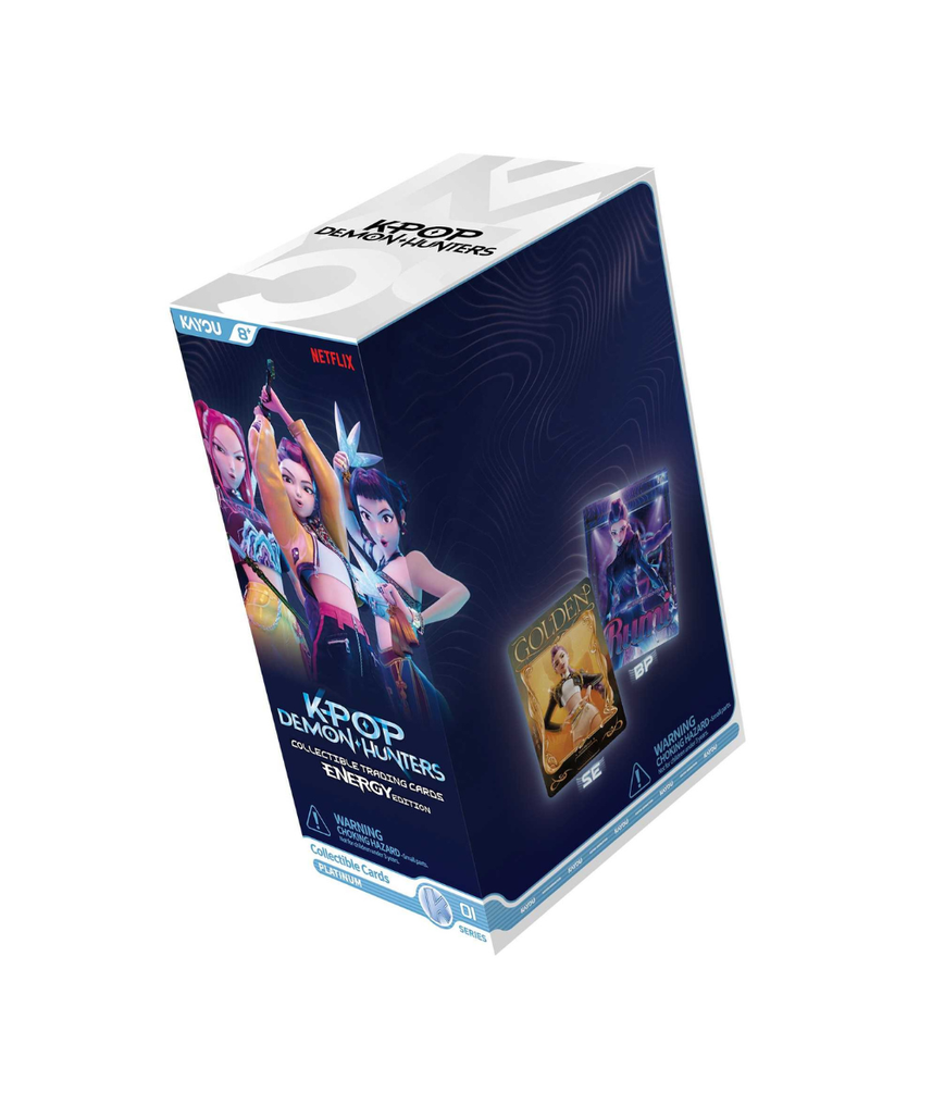 K-Pop Demon Hunters Collectible Trading Cards Energy Edition Foil 001 EMEA Series 1-B, Official Foil Trading Card Pack for Collectors, Ages 8+