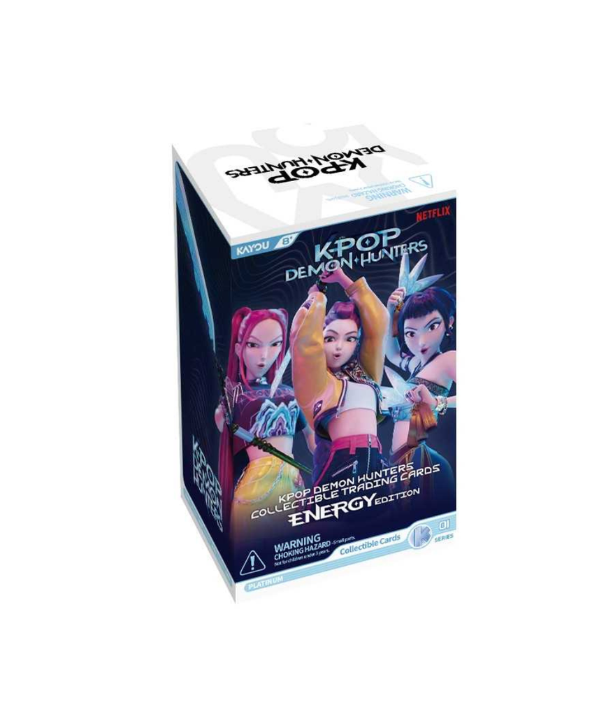 K-Pop Demon Hunters Collectible Trading Cards Energy Edition Foil 001 EMEA Series 1-B, Official Foil Trading Card Pack for Collectors, Ages 8+
