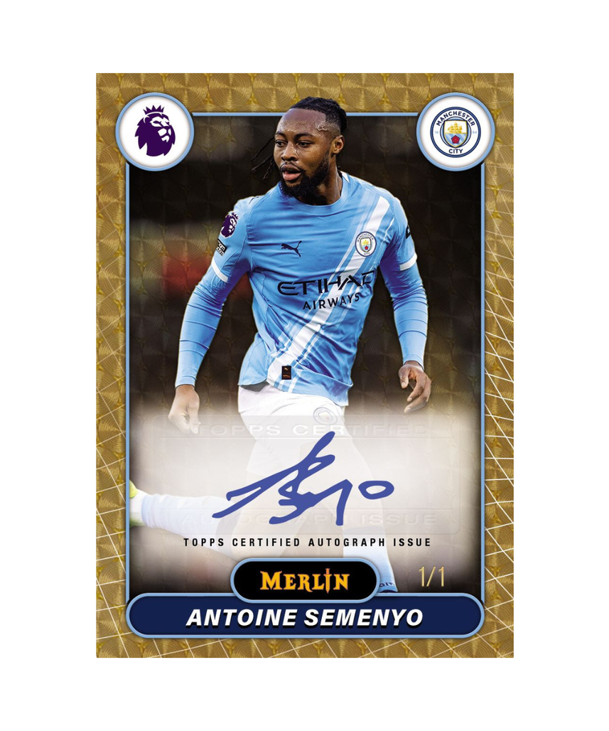 Topps Merlin Premier League 2026 Soccer Trading Cards, Official Premier League Collectible Card Box with Chrome Finish, Rookie & Veteran Players, 6+ Years