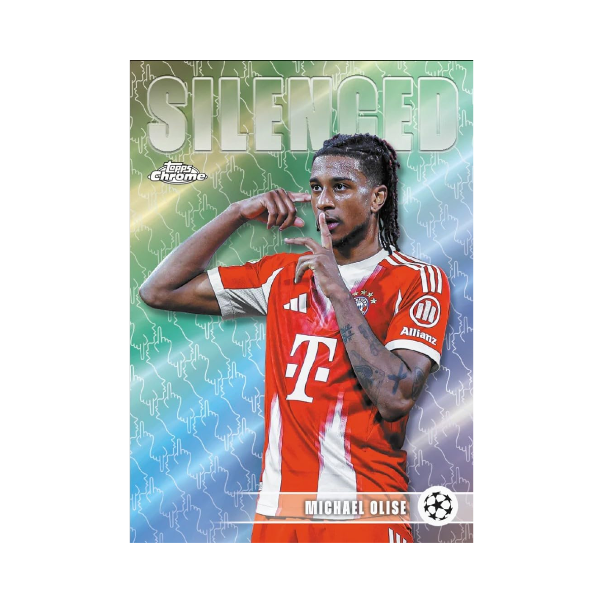 2025/26 Topps Chrome UEFA Club Competitions Soccer Hobby Box, 20 Packs with 4 Cards per Pack, 1 Autograph Card per Box, Official UEFA Chrome Trading Cards, 6+ Years