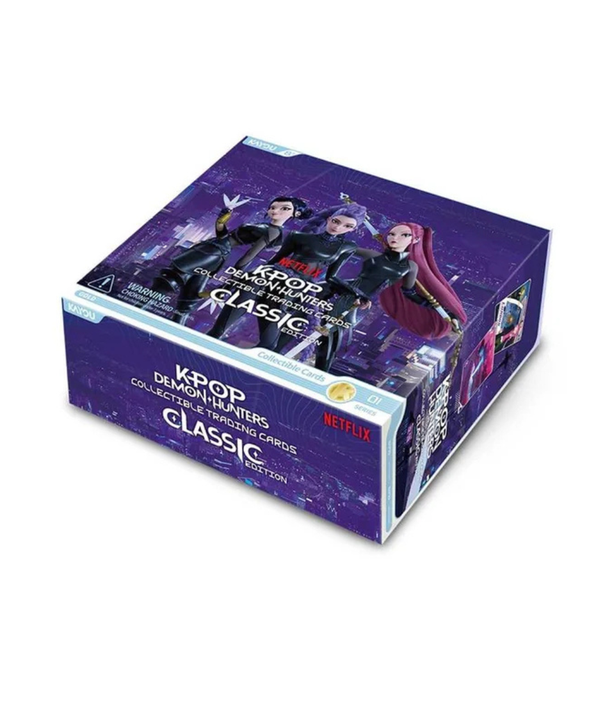 K-Pop Demon Hunters Collectible Trading Cards Classic Edition Foil 001 EMEA Series 1-B, Official Kayou Foil Trading Card Pack for Collectors, Ages 8+