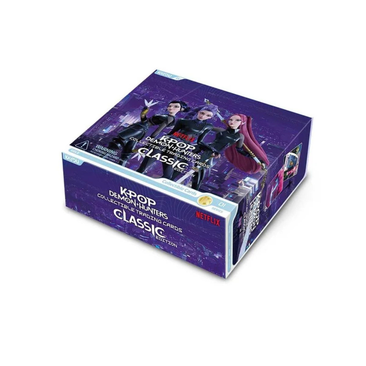 K-Pop Demon Hunters Collectible Trading Cards Classic Edition Foil 001 EMEA Series 1-B, Official Kayou Foil Trading Card Pack for Collectors, Ages 8+