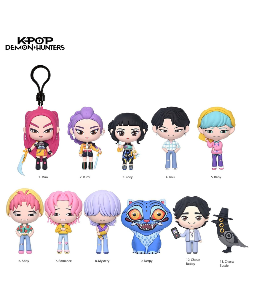 Monogram: K-Pop Demon Hunter 3D Foam Bag Clip Series 1