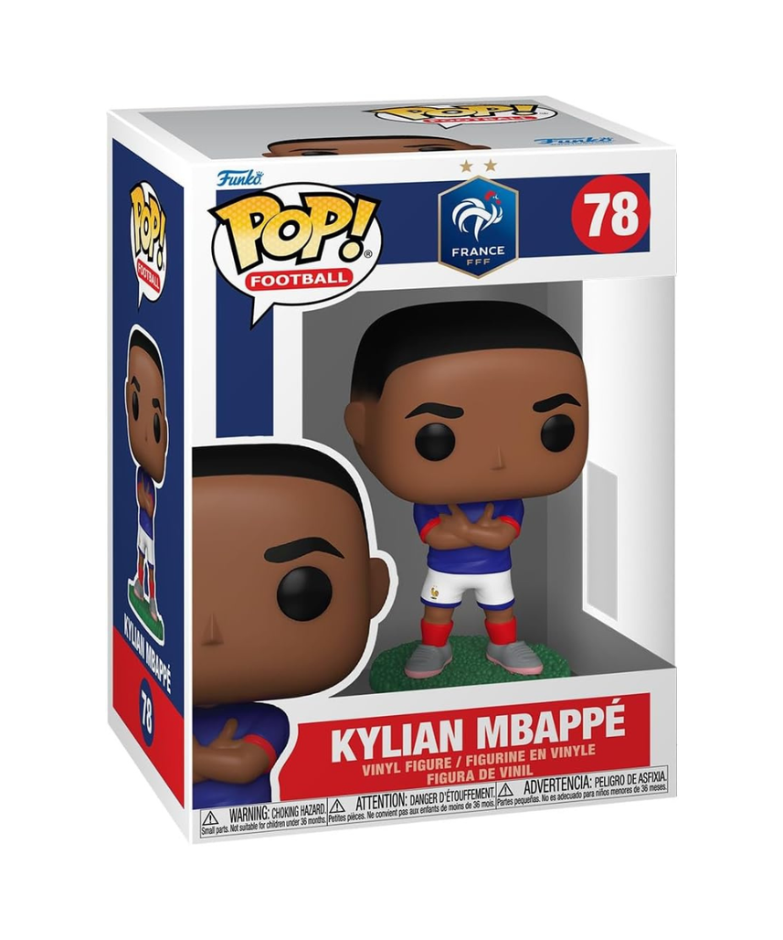 Funko Pop! Football: France - Kylian Mbappé - World Cup 2026 - France - Collectable Vinyl Figure - Gift Idea - Official Merchandise - Toys for Kids & Adults - Sports Fans