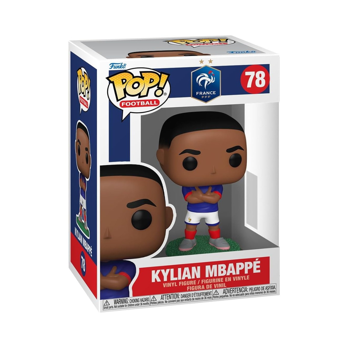 Funko Pop! Football: France - Kylian Mbappé - World Cup 2026 - France - Collectable Vinyl Figure - Gift Idea - Official Merchandise - Toys for Kids & Adults - Sports Fans