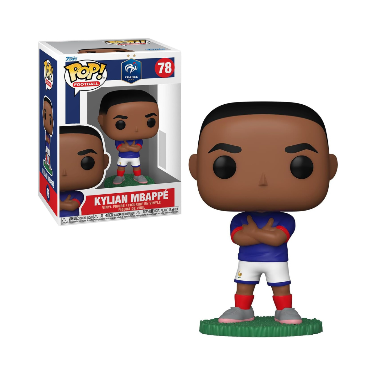 Funko Pop! Football: France - Kylian Mbappé - World Cup 2026 - France - Collectable Vinyl Figure - Gift Idea - Official Merchandise - Toys for Kids & Adults - Sports Fans