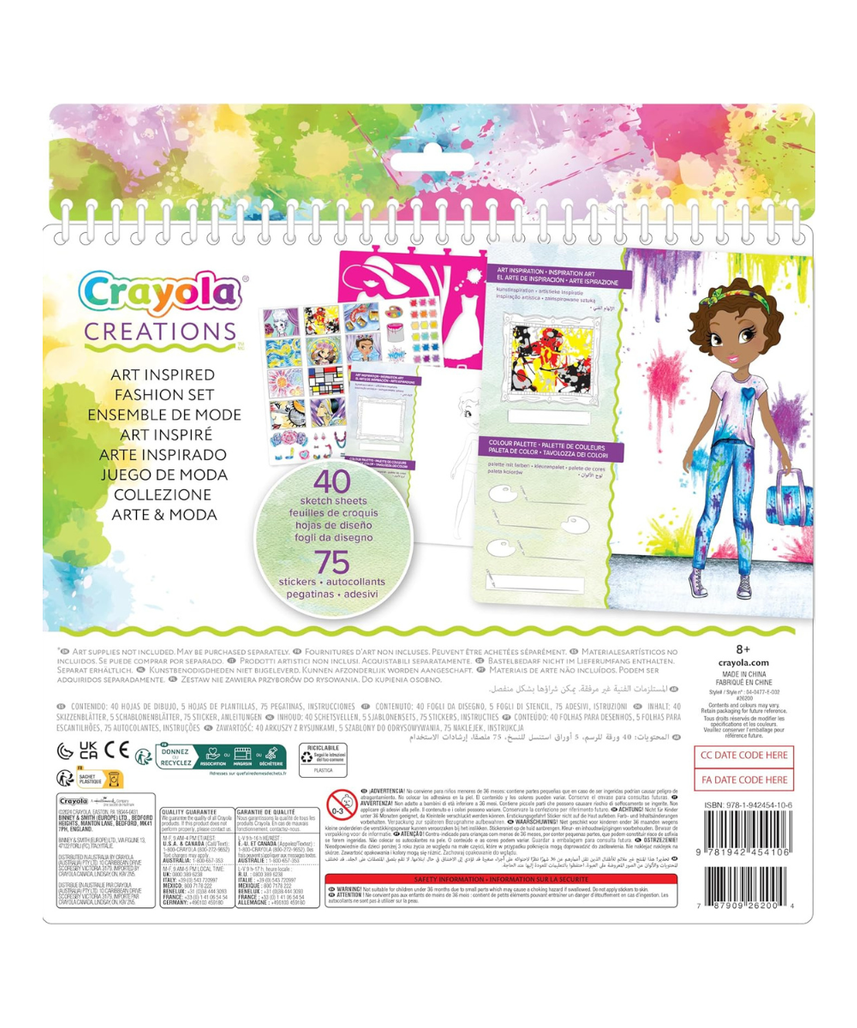 Crayola Creations Art History Fashion Set