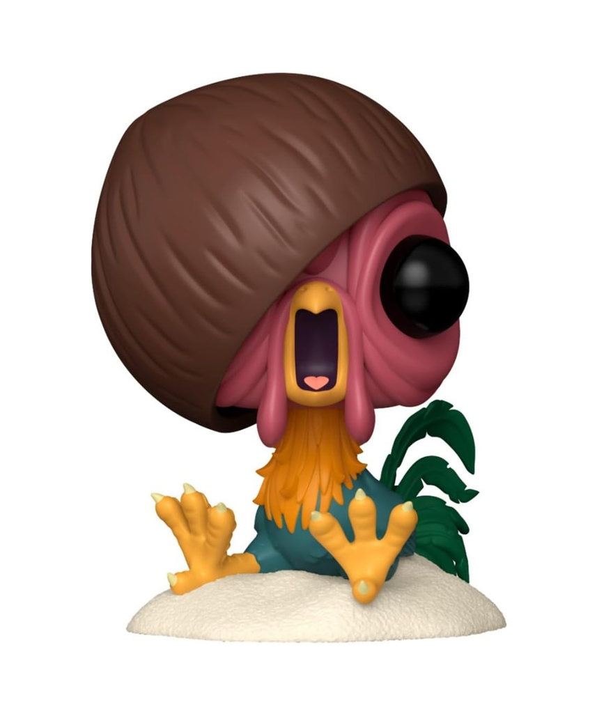 Pop! Disney: Moana S3 - Hei Hei w/Coconut | Official Merch - Collectable Vinyl Figurine for Shelf Display - Birthday Gift Idea for Fans and Collectors