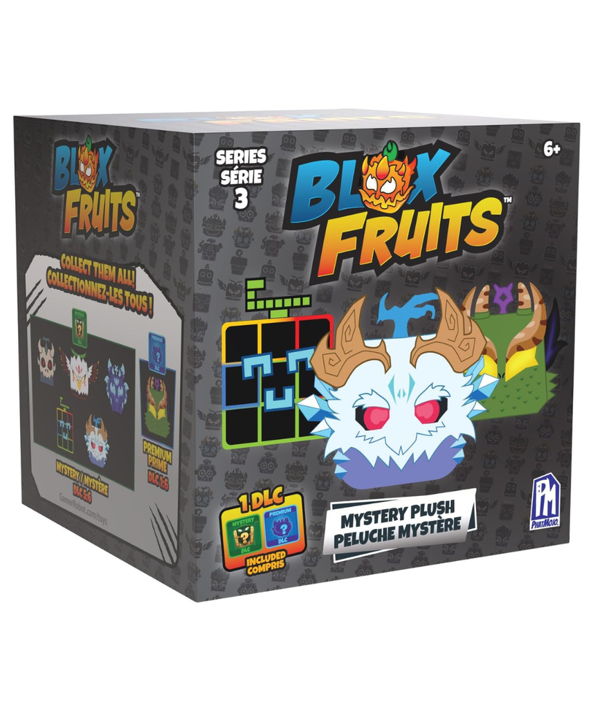 Blox Fruits Mystery Deluxe Plush Series 3, 8-Inch Collectible Plush Toy, Soft Blox Fruits Character Plushie for Cuddling, Display and Gifting, Officially Licensed Merchandise, 6+ Years
