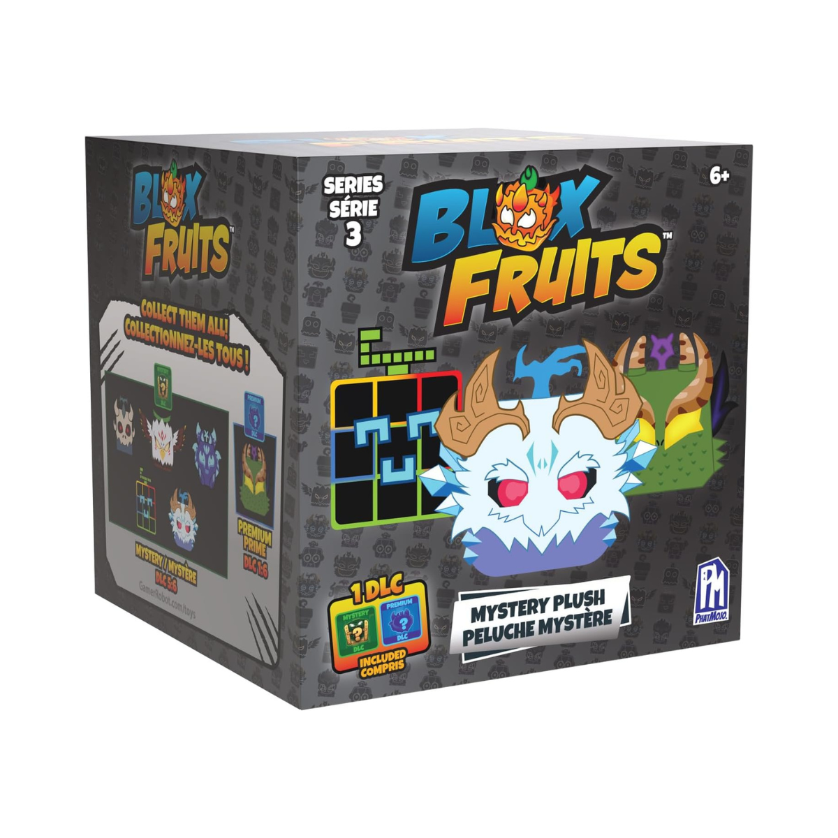 Blox Fruits Mystery Deluxe Plush Series 3, 8-Inch Collectible Plush Toy, Soft Blox Fruits Character Plushie for Cuddling, Display and Gifting, Officially Licensed Merchandise, 6+ Years