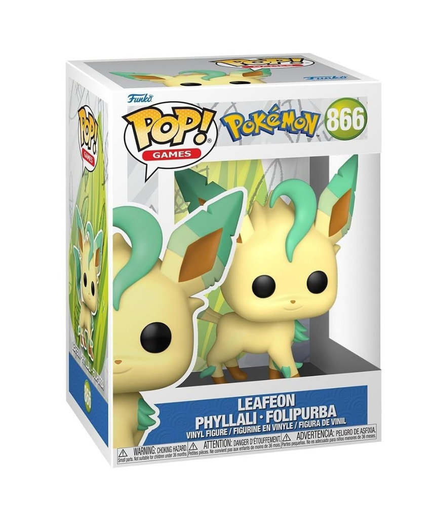 Funko Pop! Games: Pokemon - Leafeon - Collectable Vinyl Figure - Gift Idea - Official Merchandise - Toys for Kids & Adults - Video Games Fans - Model Figure for Collectors and Display