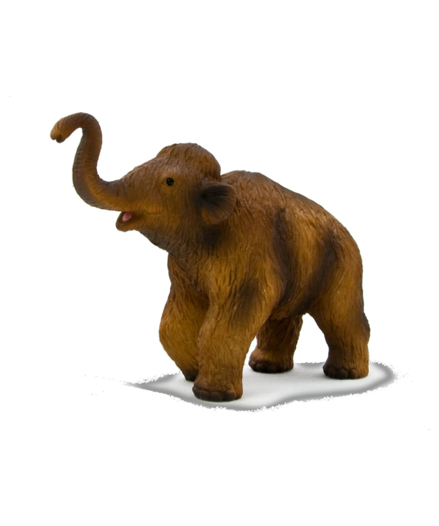 MOJO Prehistoric Mammals Box Set Hand-Painted Realistic Wholly Mammoth Calf and Sabre Tooth Tiger Figurines Educational Collectable Toy for Kids and Collectors Ages 3 and Up