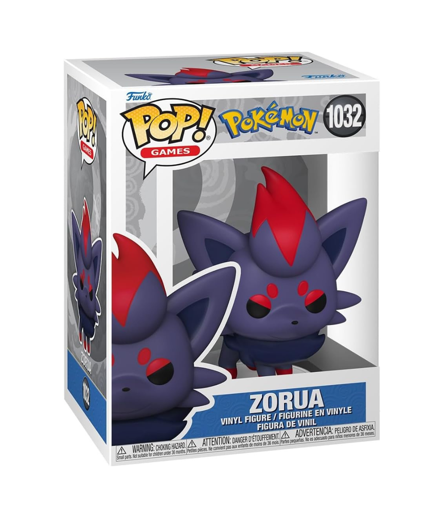 Funko Pop! Games: Pokemon - Zorua - Collectable Vinyl Figure - Gift Idea - Official Merchandise - Toys for Kids & Adults - Video Games Fans - Model Figure for Collectors and Display