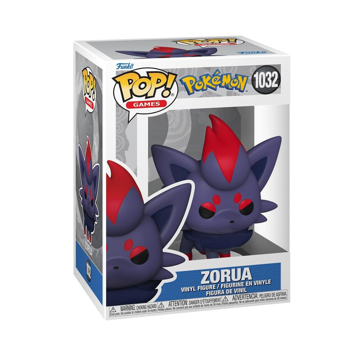 Funko Pop! Games: Pokemon - Zorua - Collectable Vinyl Figure - Gift Idea - Official Merchandise - Toys for Kids & Adults - Video Games Fans - Model Figure for Collectors and Display