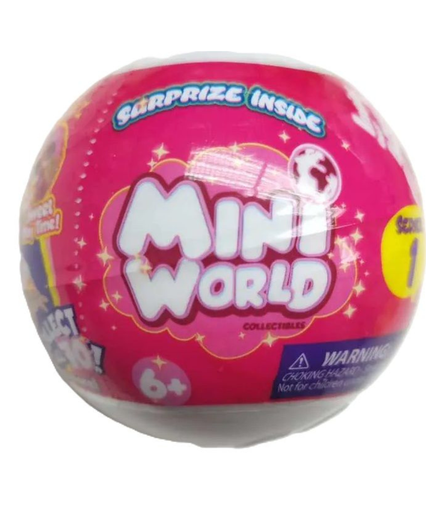 Mini World Surprise Series 1 Collectible Mini Figures Mystery Toy Assortment for Kids Ages 6+
