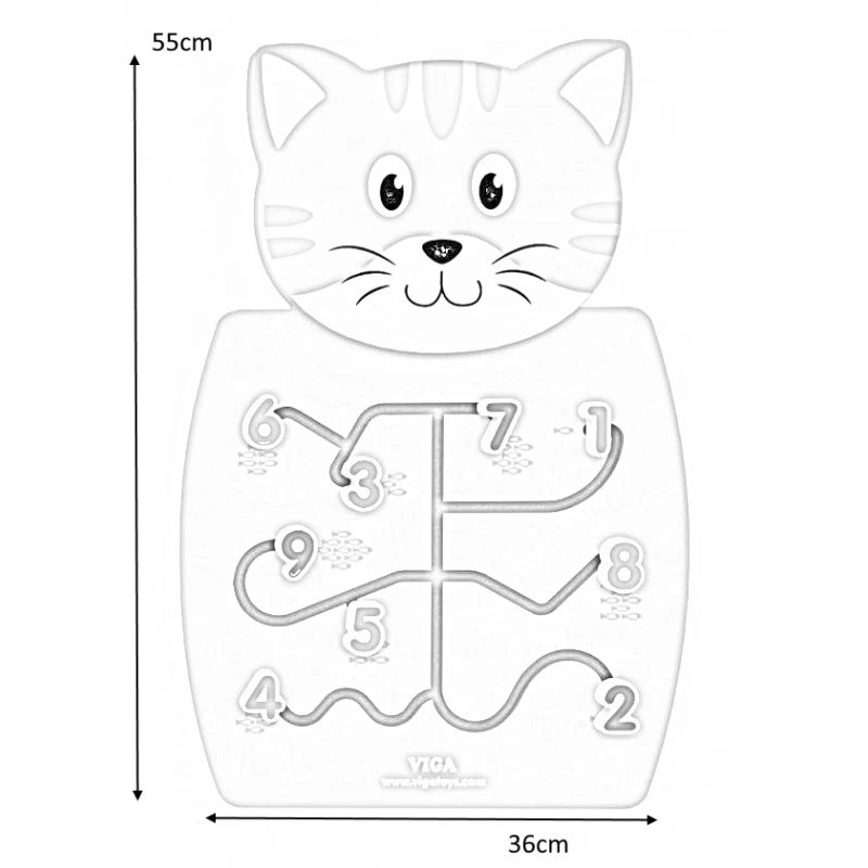 لعبة حائط مطابقة الأرقام من فيجا، لوحة تعليمية للتعرف على الأرقام من مونتيسوري، تُنمّي مهارات المنطق والمهارات الحركية الدقيقة والعد، صديقة للبيئة وغير سامة، للأولاد والبنات من عمر 18 شهرًا فما فوق