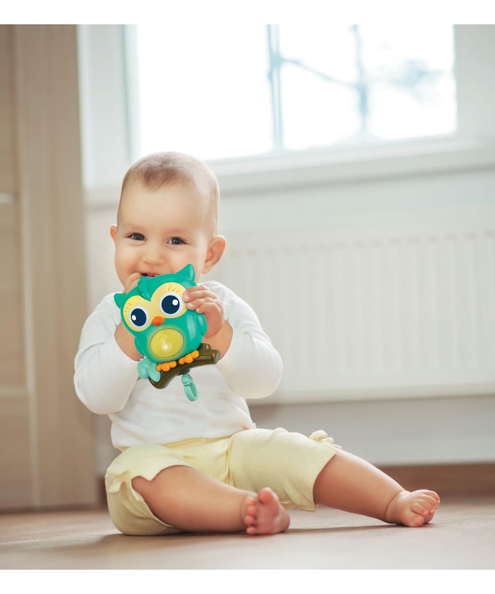 Winfun 3-in-1 Woodland Friends Soothing Mobile, Musical Crib Mobile, Stroller Toy & Light-Up Owl Pal for Babies 0+ Months