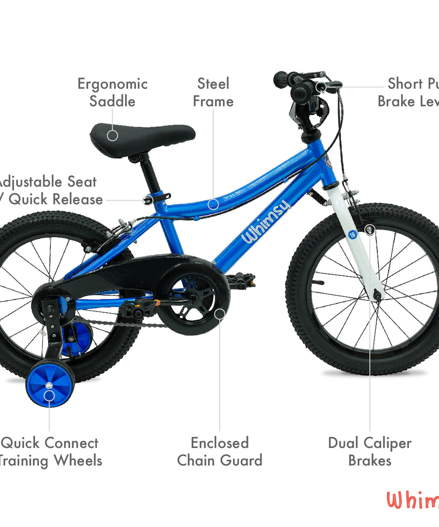 Whimsy Classic 16" Kids Bike - Blue