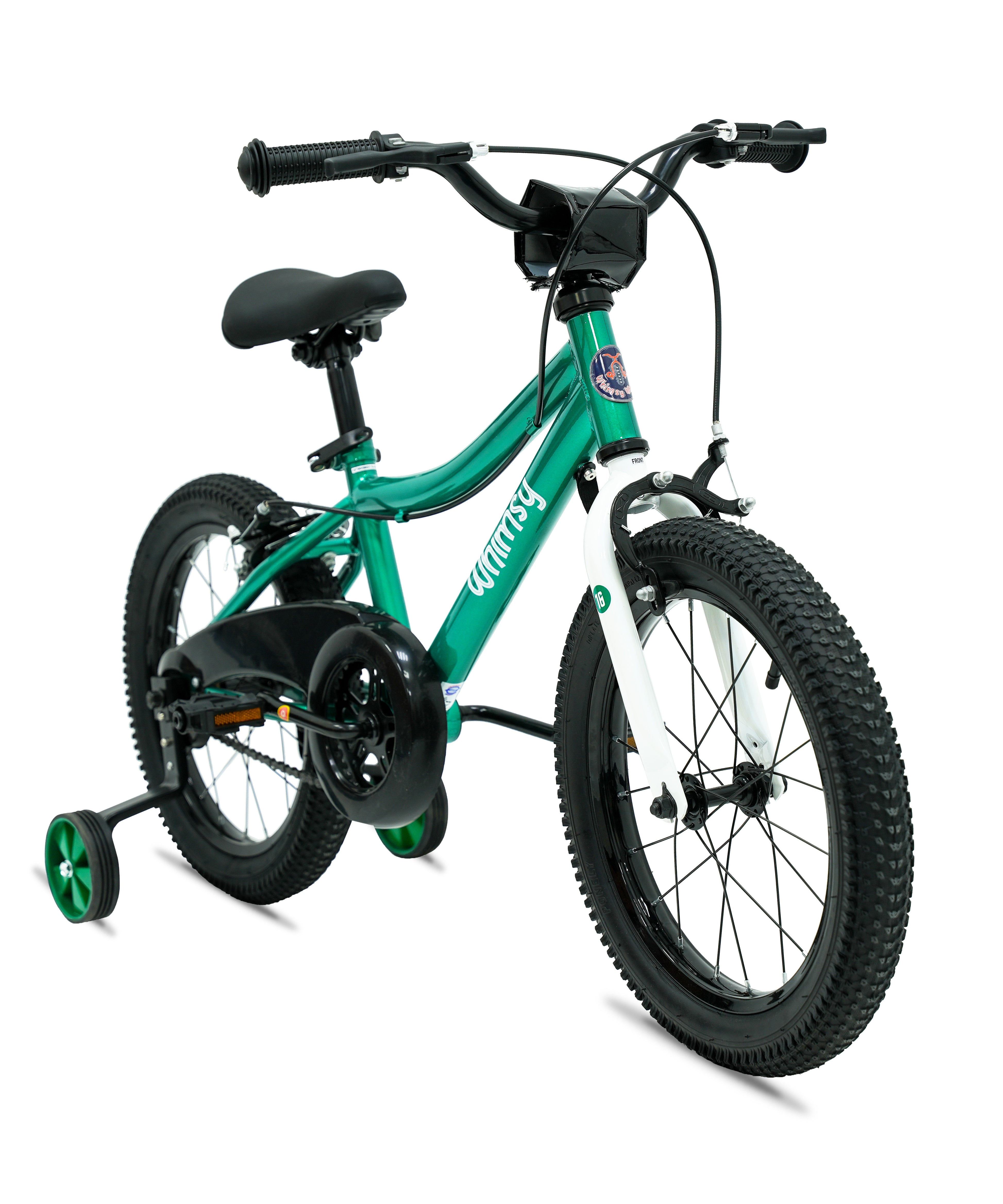 Whimsy Classic 16" Kids Bike - Green