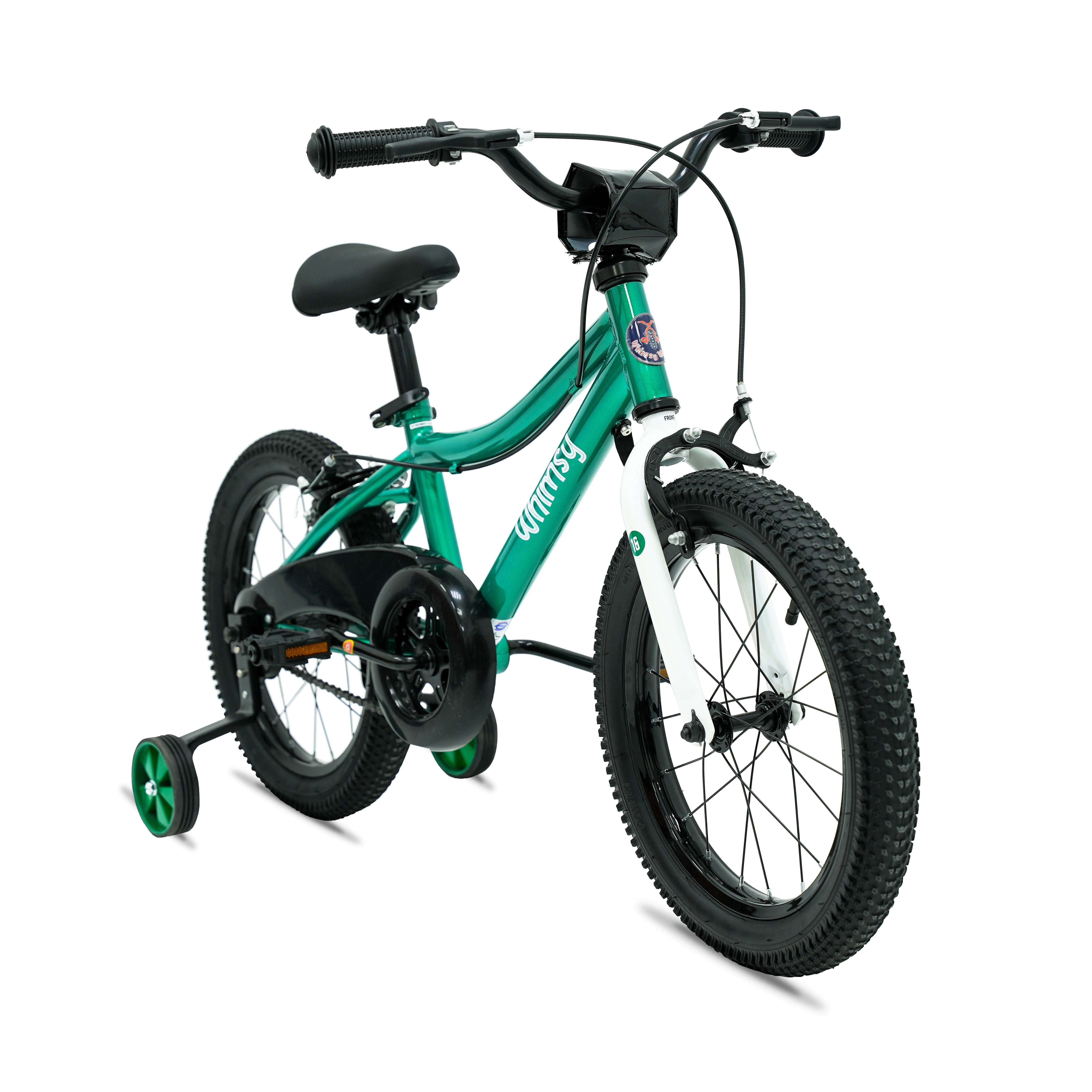 Whimsy Classic 16" Kids Bike - Green