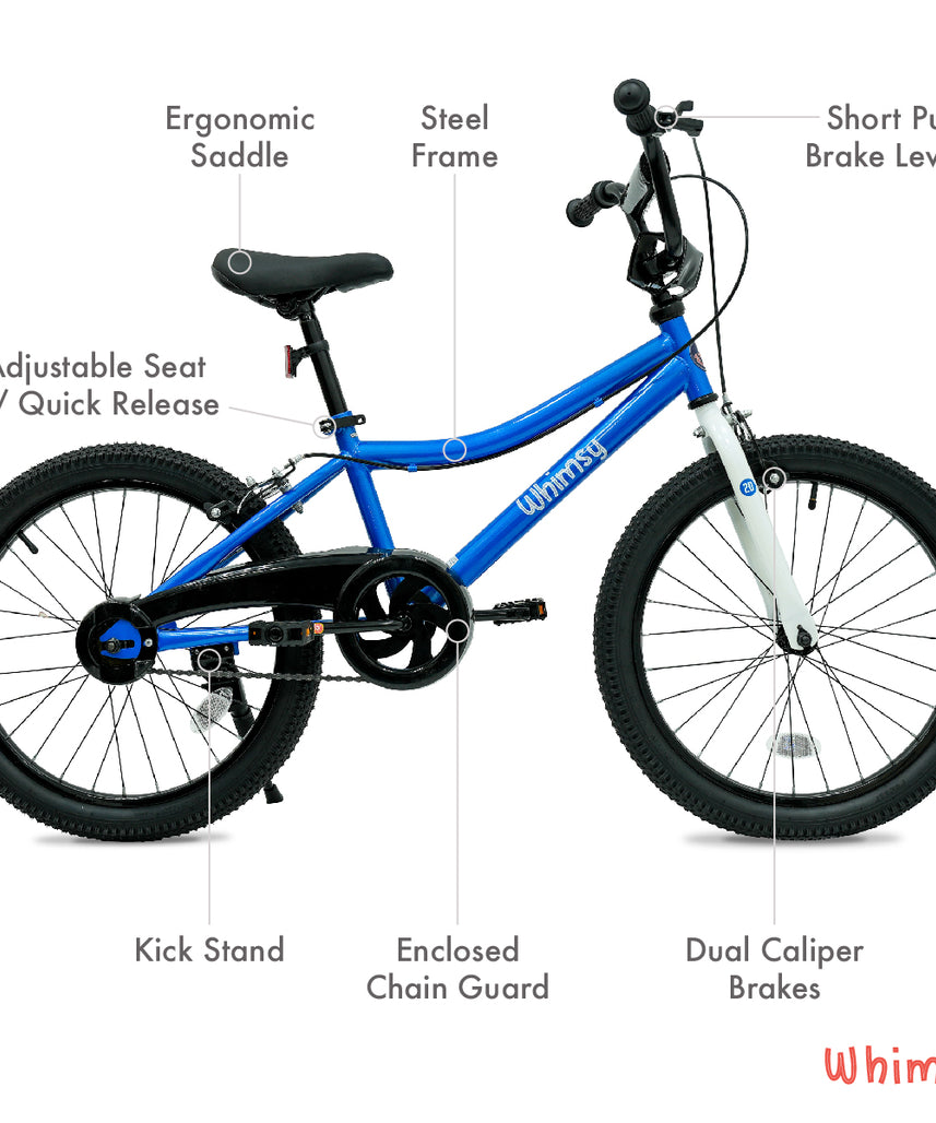 Whimsy Classic 20" Kids Bike - Blue