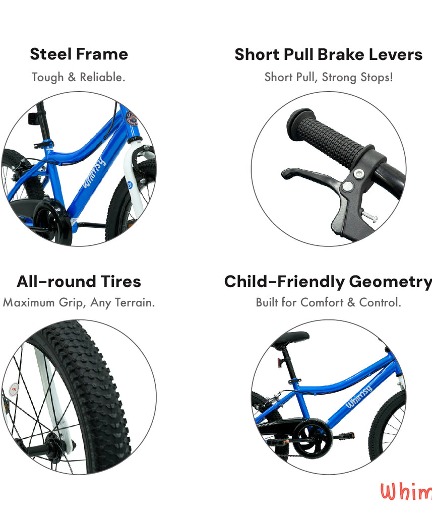 Whimsy Classic 20" Kids Bike - Blue