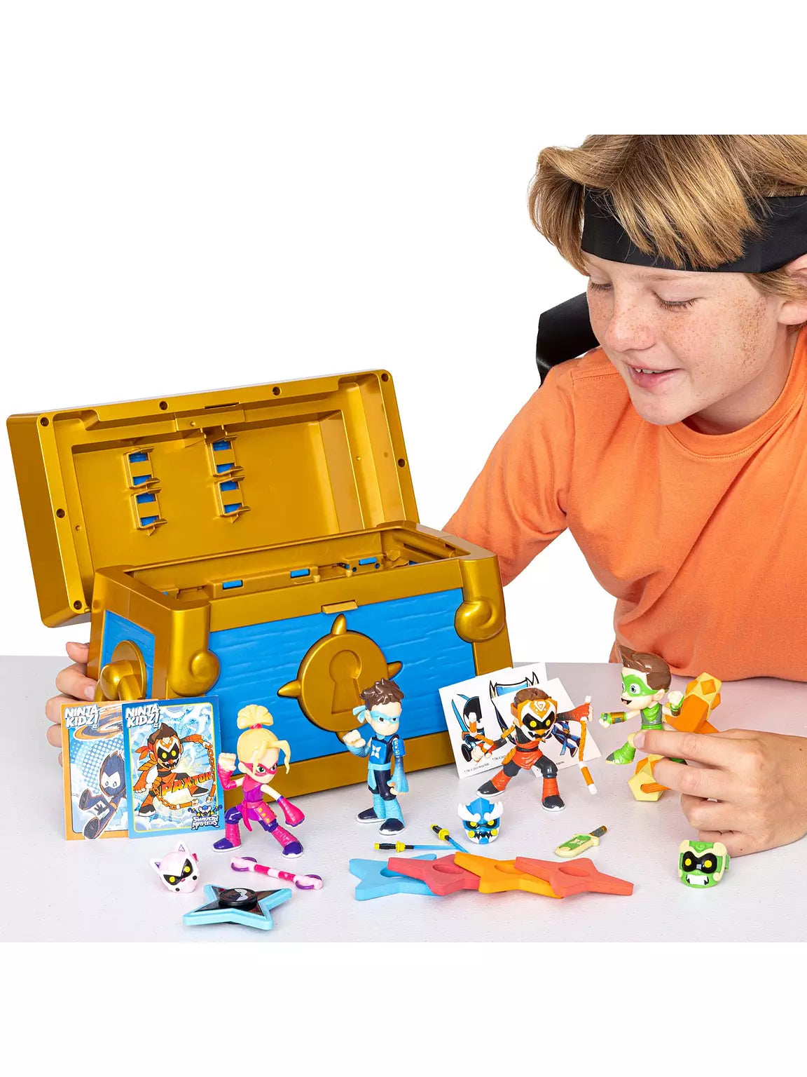 Ninja Kidz Shadow Masters Mystery Chest – Ultimate Surprise Unboxing Set with 12 Mystery Items & Ninja Accessories