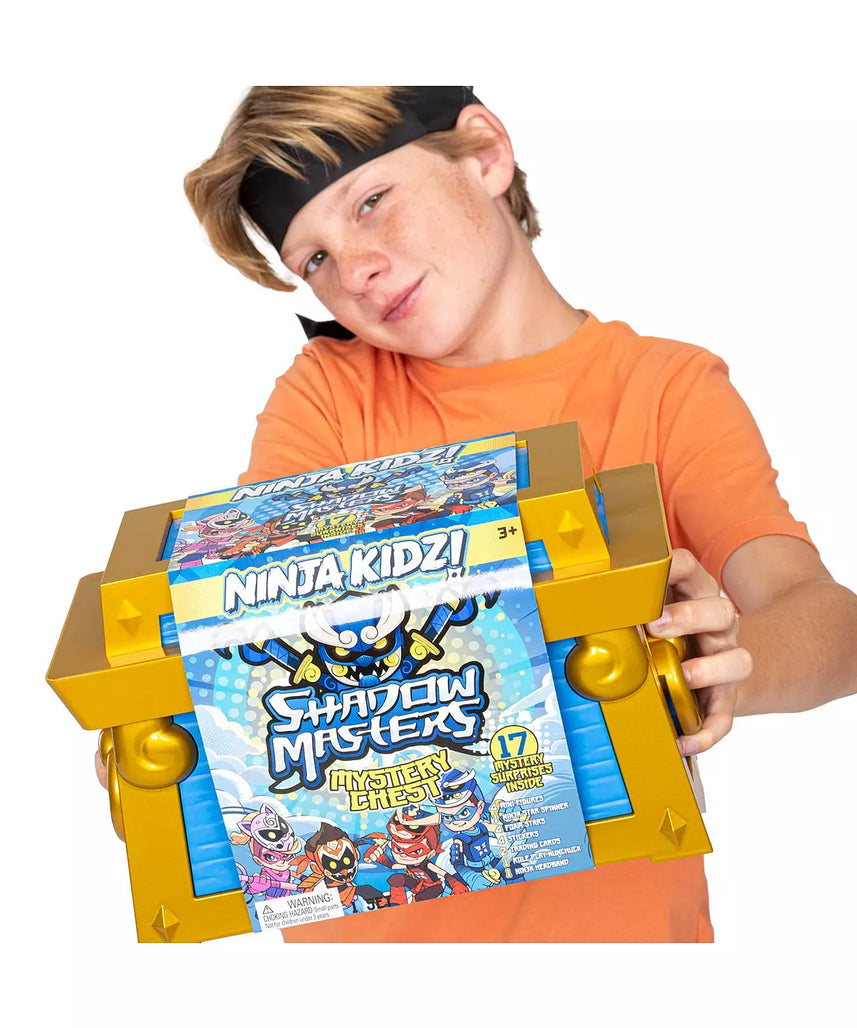 Ninja Kidz Shadow Masters Mystery Chest – Ultimate Surprise Unboxing Set with 12 Mystery Items & Ninja Accessories
