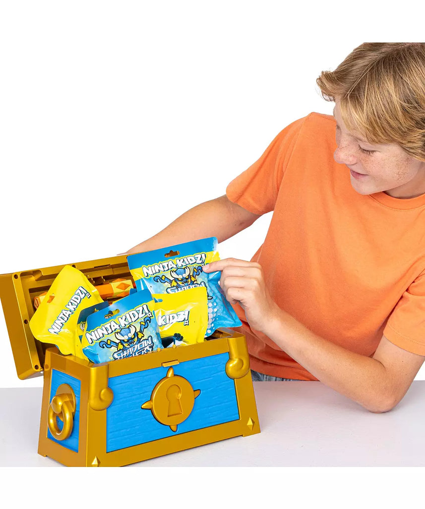 Ninja Kidz Shadow Masters Mystery Chest – Ultimate Surprise Unboxing Set with 12 Mystery Items & Ninja Accessories