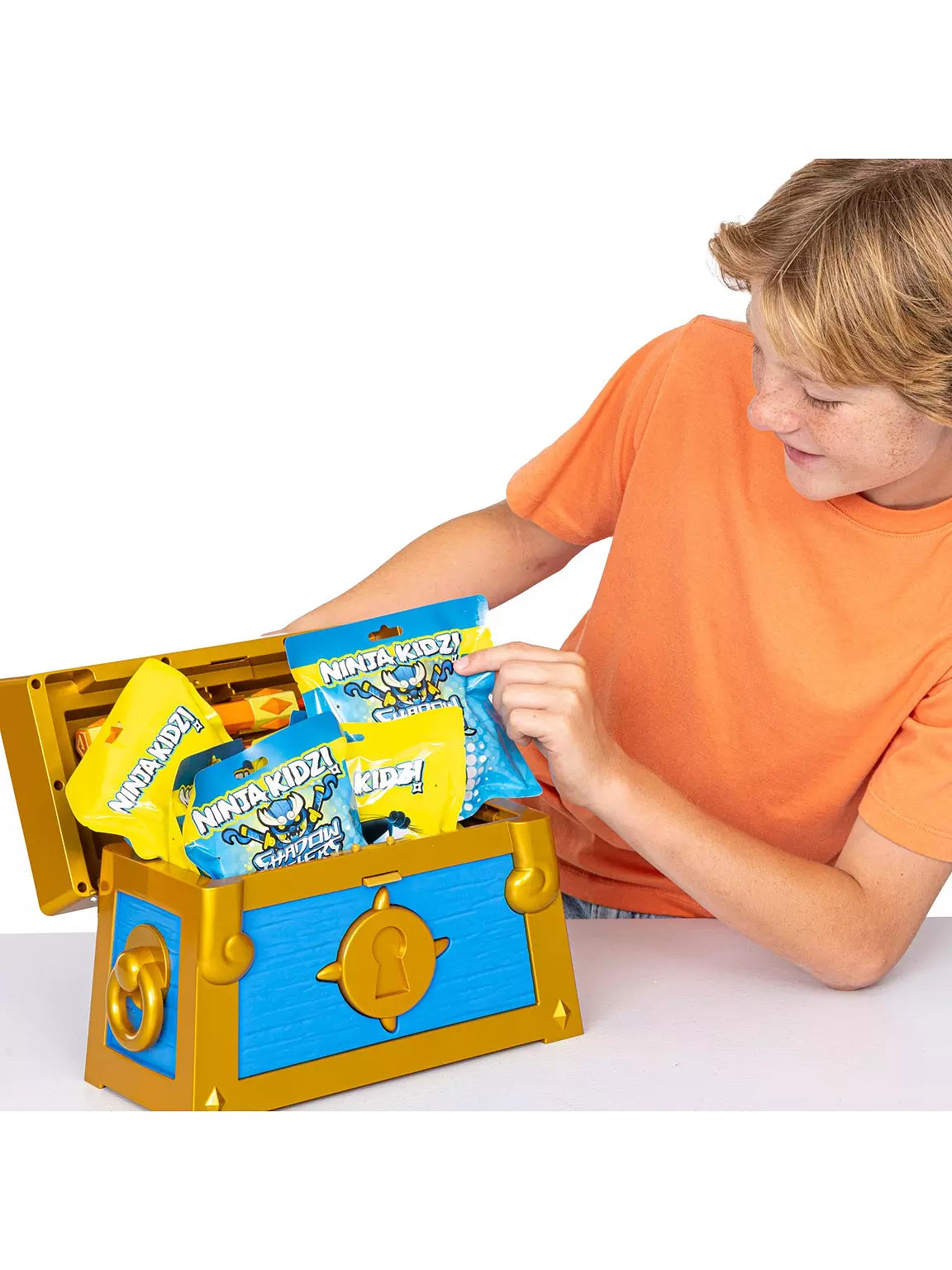 Ninja Kidz Shadow Masters Mystery Chest – Ultimate Surprise Unboxing Set with 12 Mystery Items & Ninja Accessories