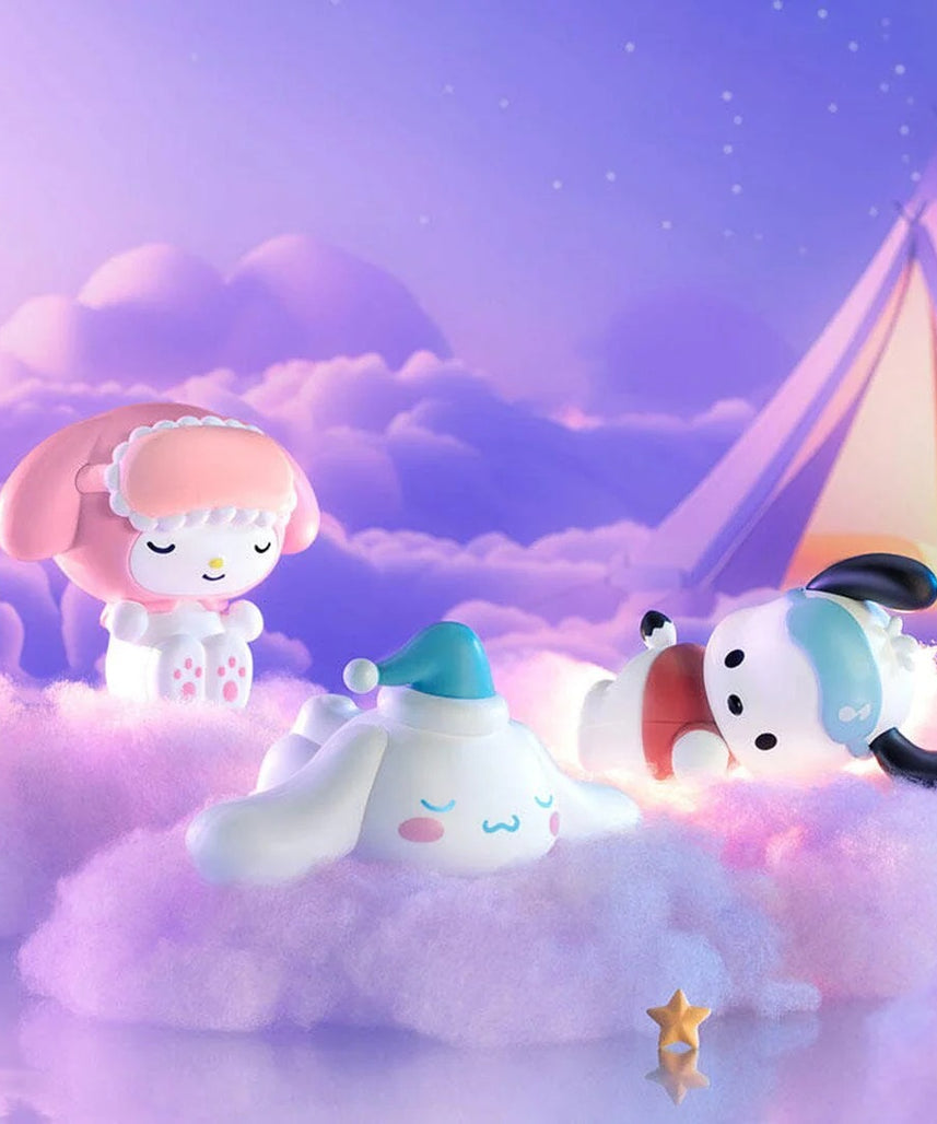 مجموعة مويتش سانريو سويت دريمز، صندوق تجميعي، شخصيات قابلة للتجميع، مجموعة ألعاب قابلة للبناء بنفسك، مكونة من 6 شخصيات (سينامورول، كورومي، ماي ميلودي، بوتشاكو، بومبومبورين، هانجيودون)، مناسبة للأعمار من 6 سنوات فما فوق، مقتنيات وشخصيات