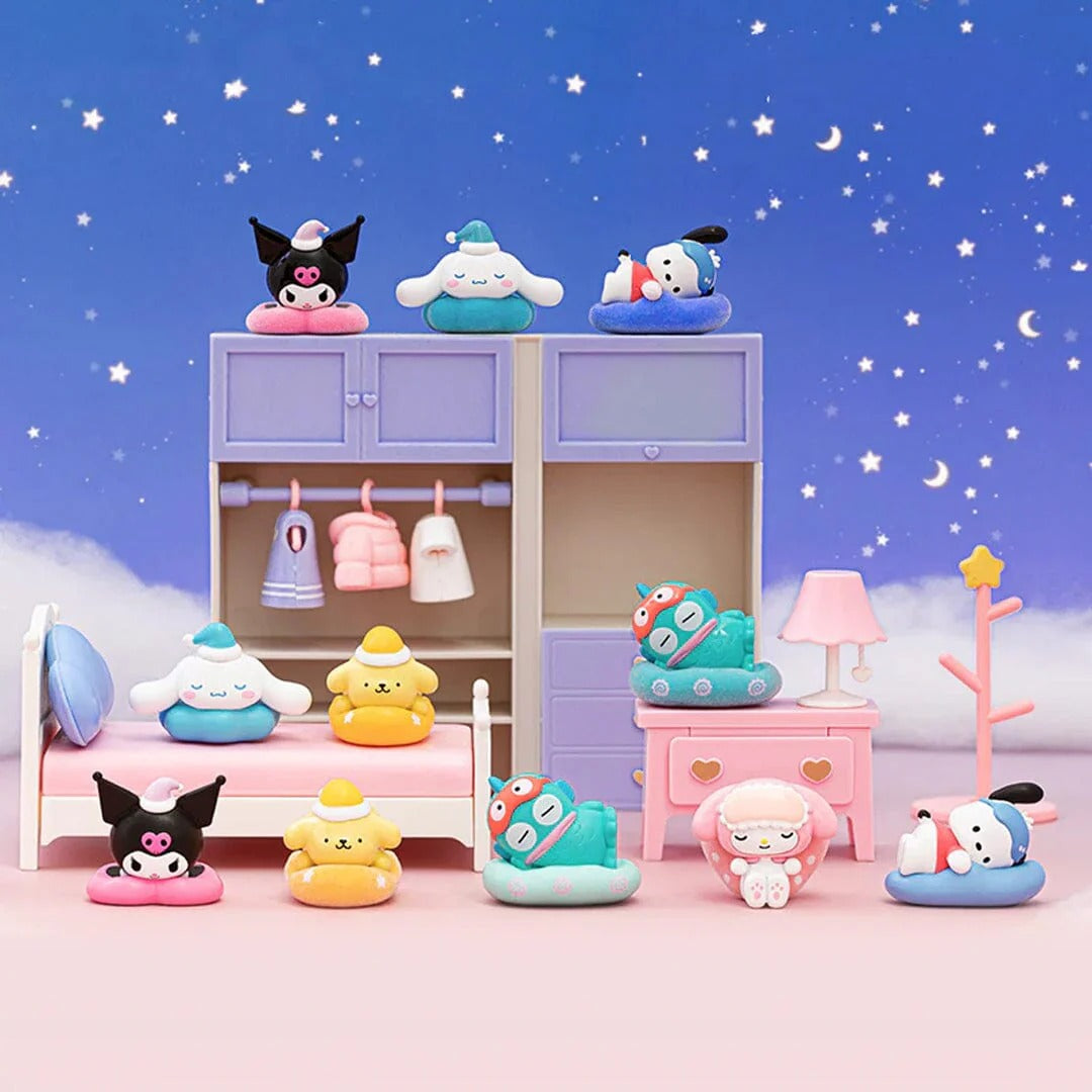 مجموعة مويتش سانريو سويت دريمز، صندوق تجميعي، شخصيات قابلة للتجميع، مجموعة ألعاب قابلة للبناء بنفسك، مكونة من 6 شخصيات (سينامورول، كورومي، ماي ميلودي، بوتشاكو، بومبومبورين، هانجيودون)، مناسبة للأعمار من 6 سنوات فما فوق، مقتنيات وشخصيات