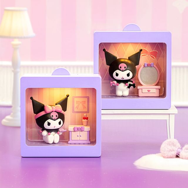 مجسم مويتش سانريو كورومي من سلسلة هابي هوليداي، صندوق أعمى، تمثال أنمي قابل للتجميع من مادة البولي فينيل كلوريد، لعبة غامضة بطول 12 سم مع 9 تصاميم (واحد منها سري نادر)، مناسب للأعمار من 15 عامًا فأكثر، مقتنيات وشخصيات