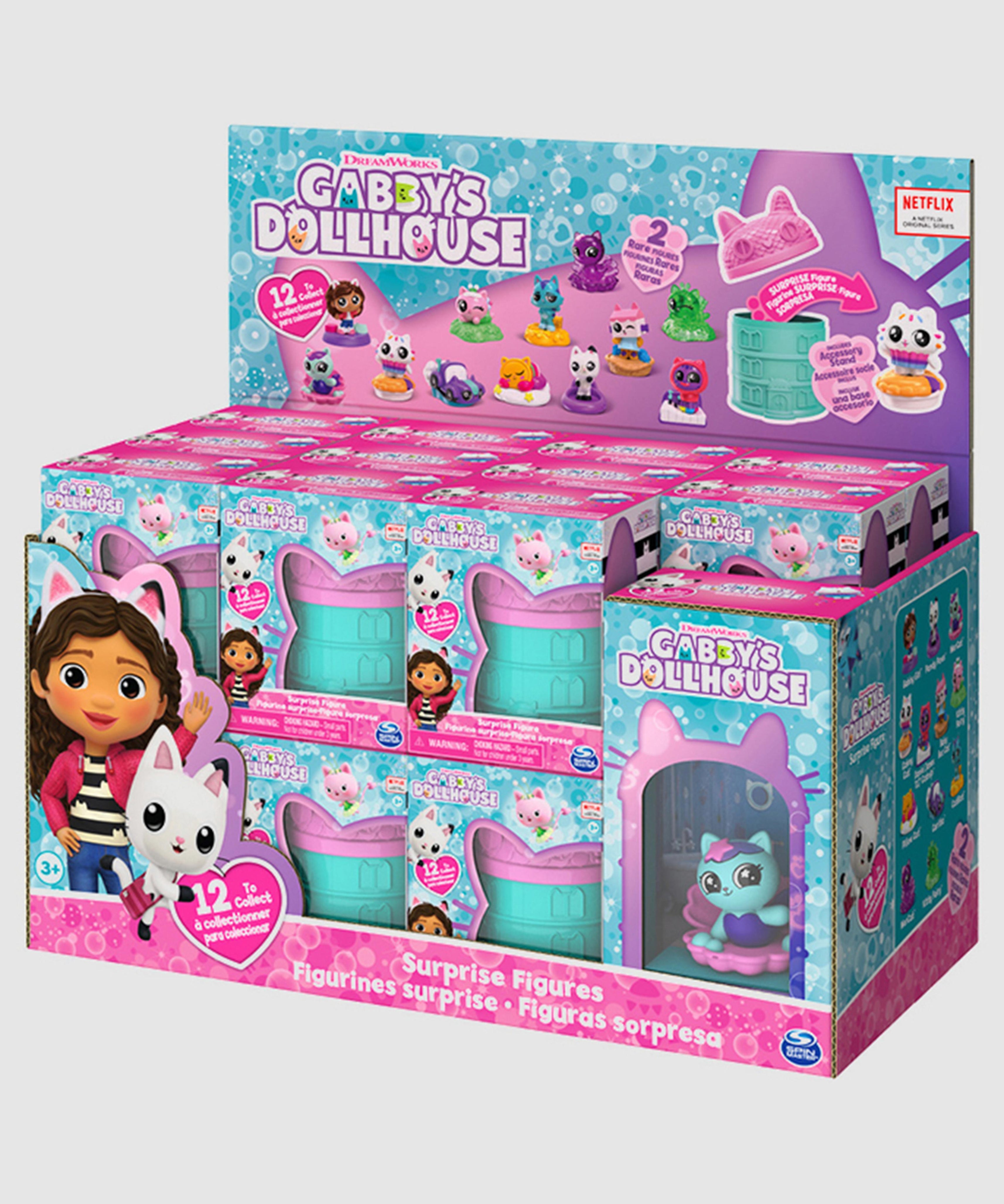 تشكيلة شخصيات بيت الدمى غابي المفاجئة، شخصيات صغيرة قابلة للتجميع، كبسولة ألعاب مفاجئة غامضة للأطفال، ألعاب بيت الدمى غابي الرسمية للأعمار من 3 سنوات فما فوق