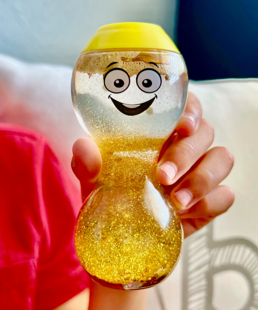 مجموعة زجاجات حسية للتعبير عن مشاعرك من Learning Resources، مكونة من 4 ألعاب تنظيم عاطفية مهدئة، للأعمار من 3 سنوات فما فوق