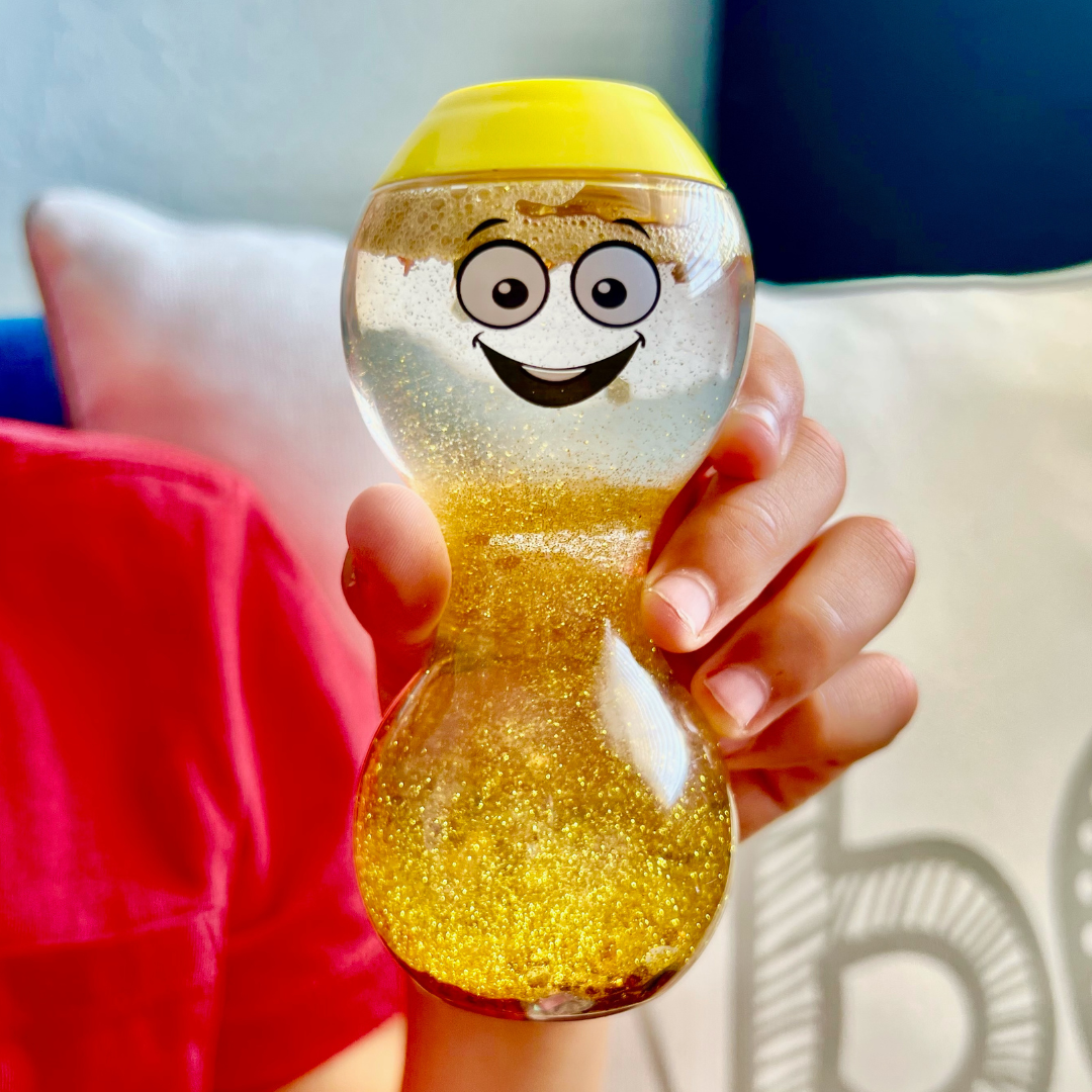 مجموعة زجاجات حسية للتعبير عن مشاعرك من Learning Resources، مكونة من 4 ألعاب تنظيم عاطفية مهدئة، للأعمار من 3 سنوات فما فوق