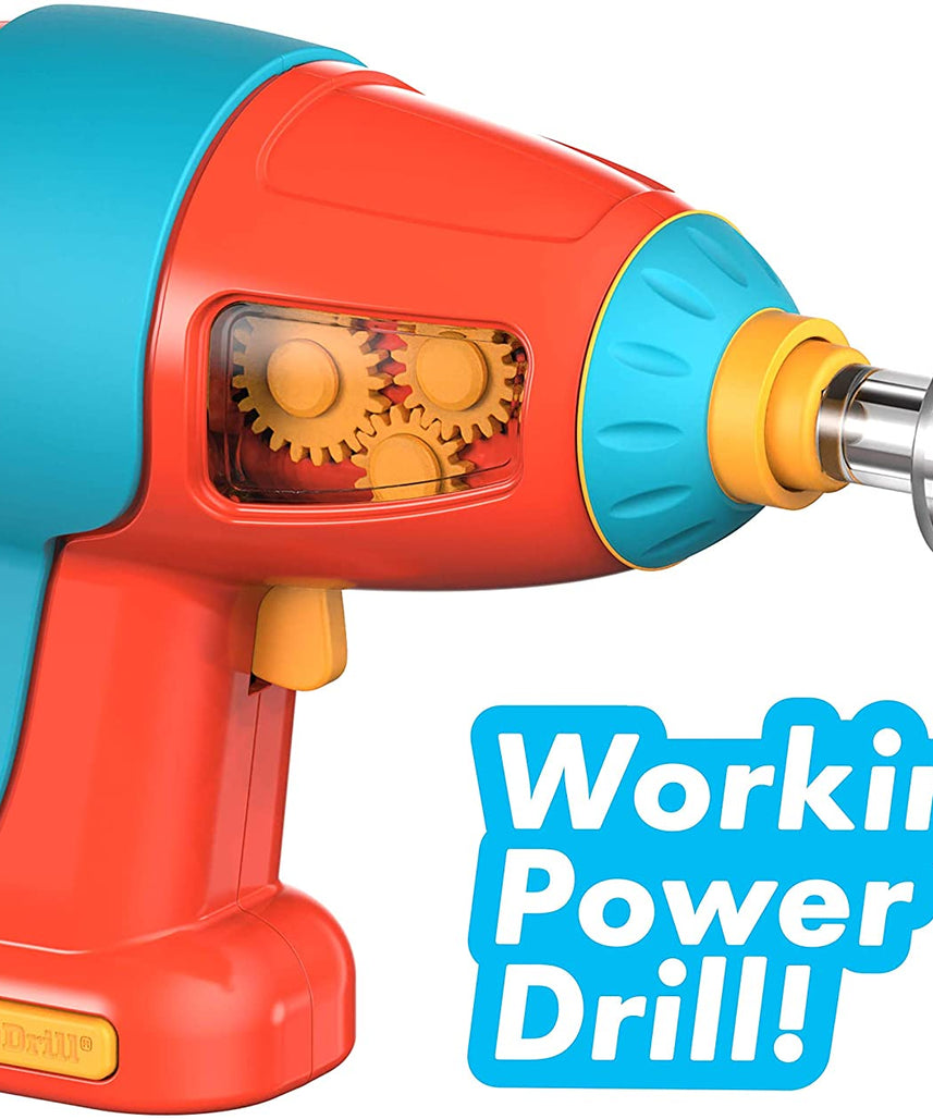 موارد التعلم تصميم وحفر® بولت باديز® لعبة بناء صاروخ مع مثقاب كهربائي آمن للأطفال، للأعمار من 3 سنوات فما فوق