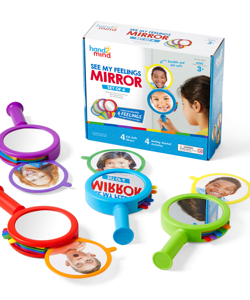 مجموعة أدوات التعرف على المشاعر من "مرآة مشاعري" من مصادر التعلم للأطفال من سن 3 سنوات فما فوق