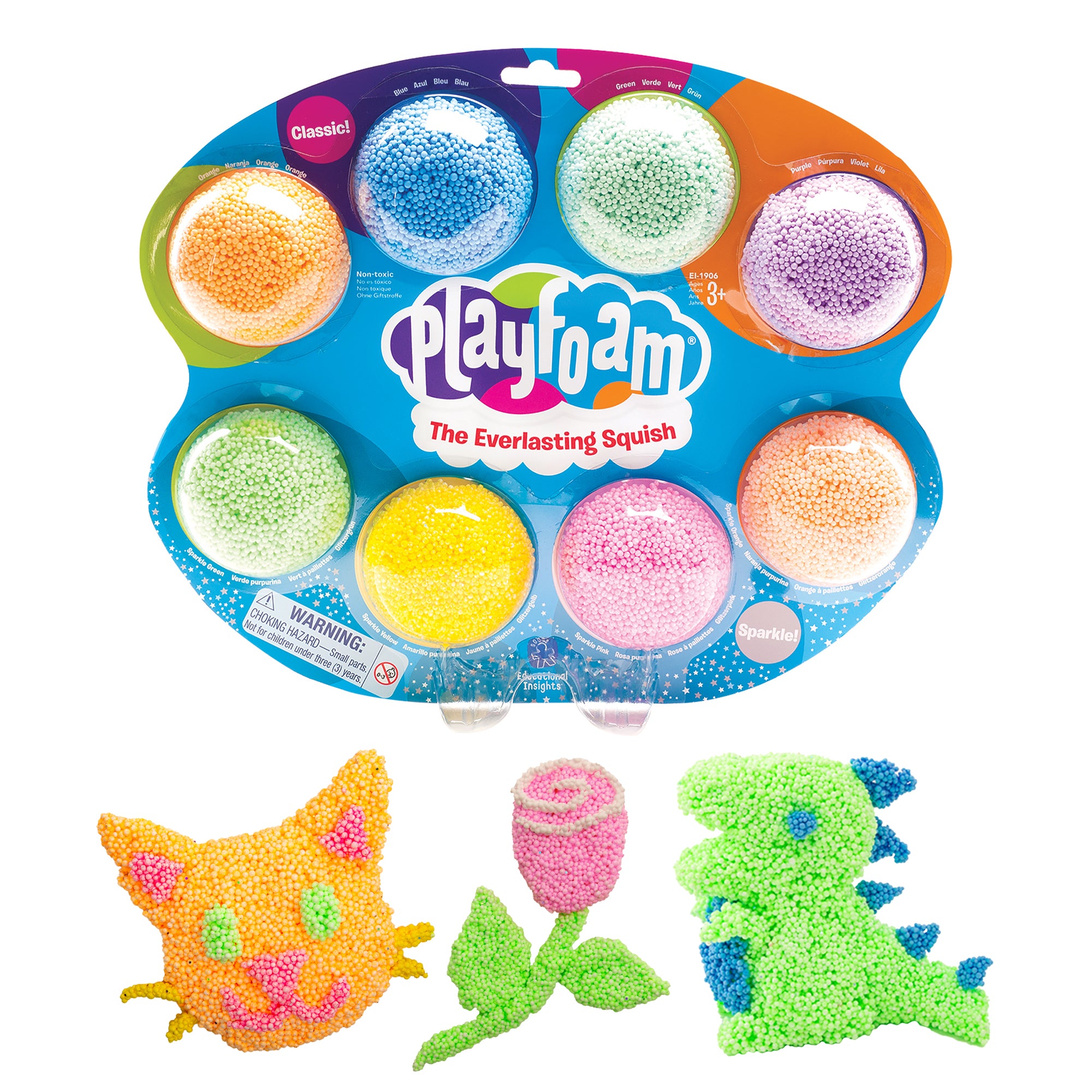Learning Resources Playfoam Combo 8-Pack, Mess-Free Sensory Play Foam ...