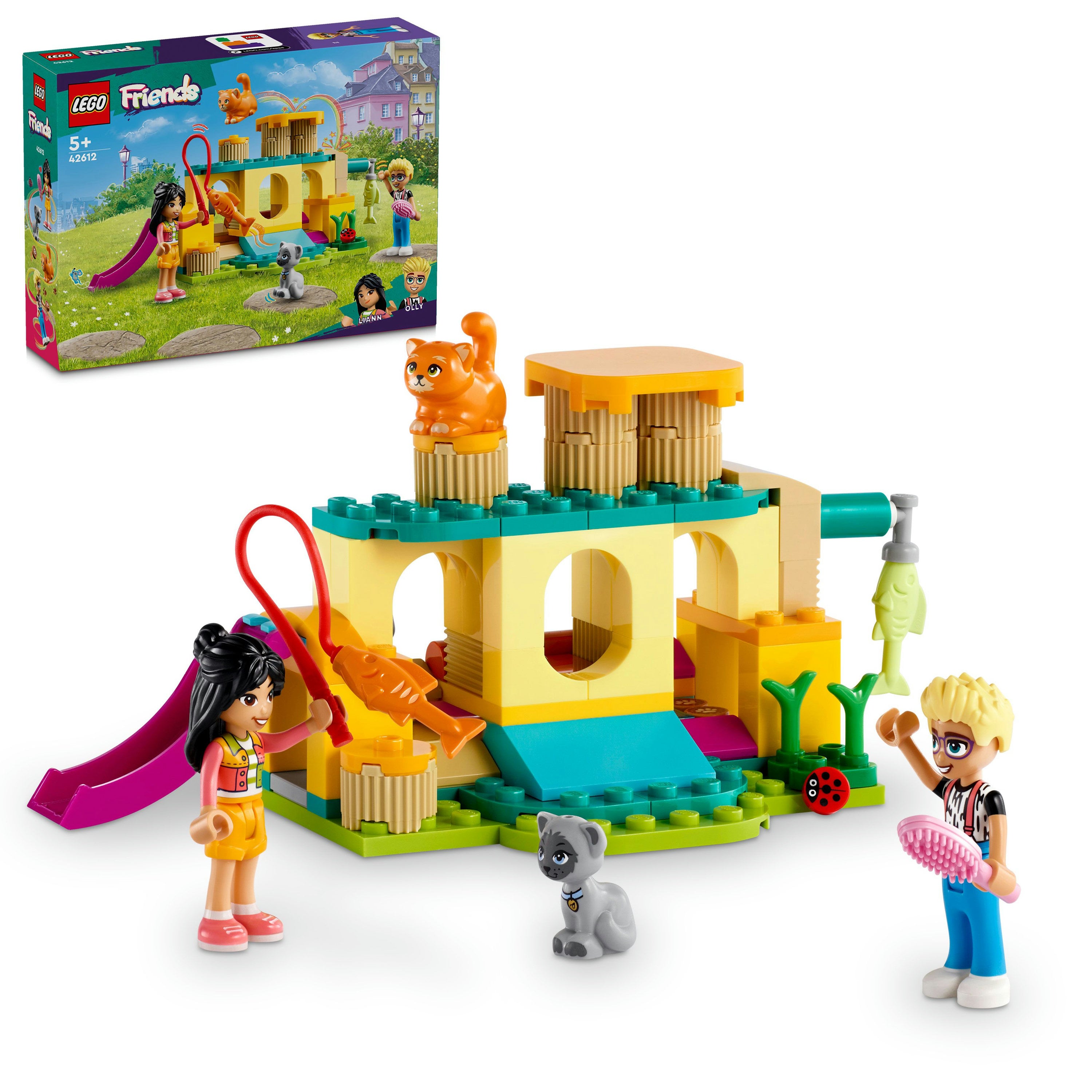 LEGO 42612 Cat Playground Adventure Building Set for Girls 5+ Creative Animal Play Construction Toy