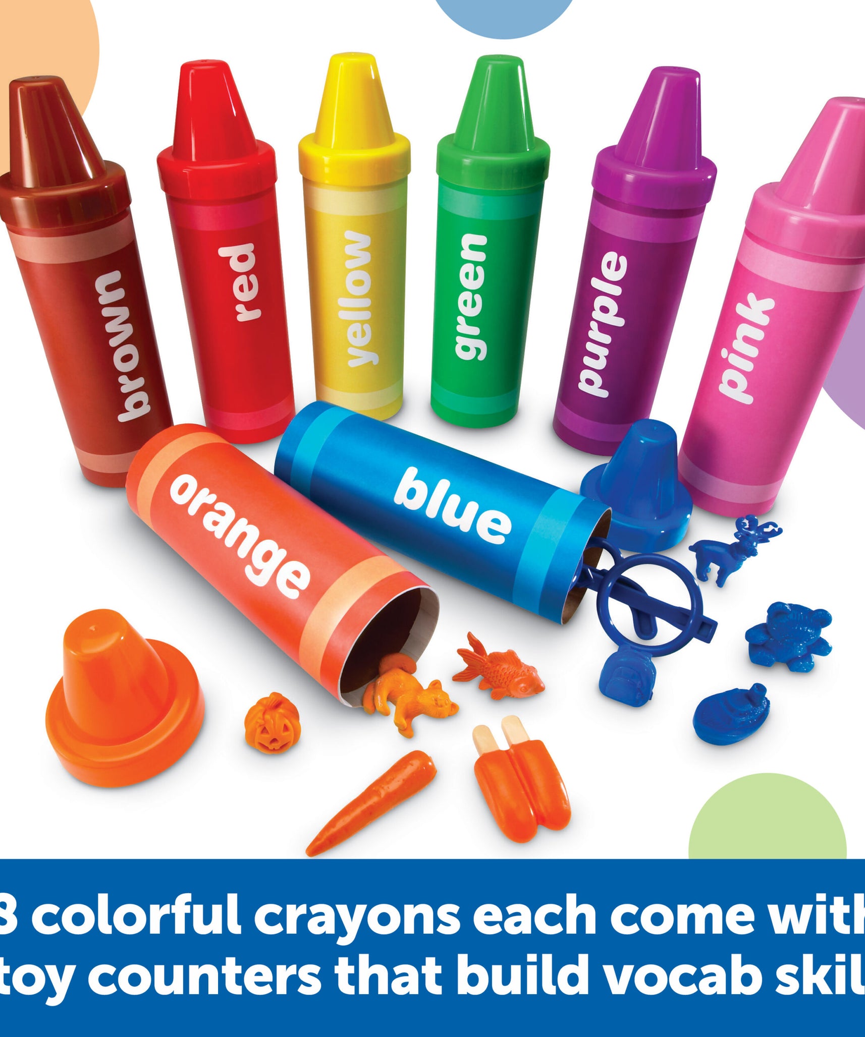 موارد التعلم - أقلام تلوين قوس قزح للفرز، لعبة التعرف على الألوان والفرز، 48 قطعة، أنشطة رياضية مبكرة ممتعة للأطفال من سن 3 سنوات فما فوق