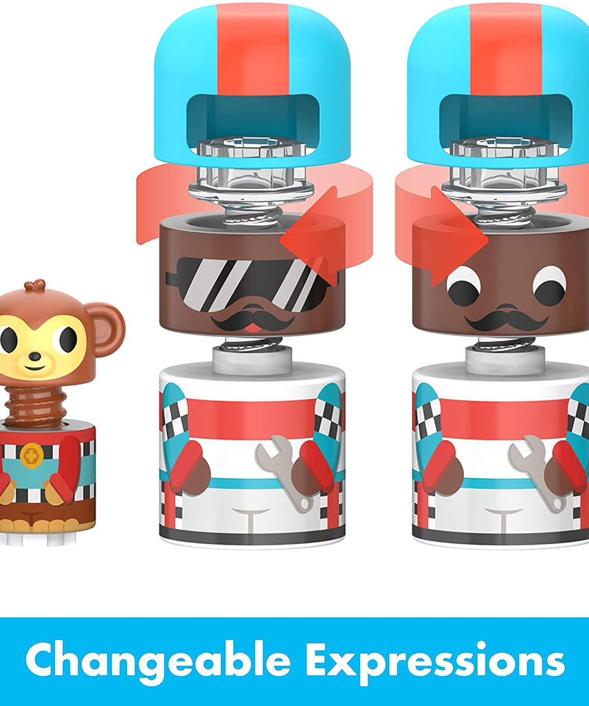 موارد التعلم تصميم وحفر بولت باديز سباق السيارات، لعبة بناء STEM مع مثقاب كهربائي مناسب للأطفال وشخصيات، للأعمار من 3 سنوات فما فوق