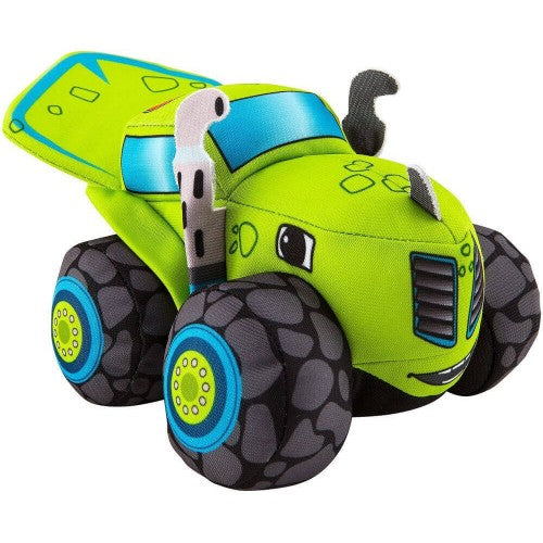 Mattel Blaze Plush Vehicles, 3 Designs CJJ49-Assorted, Soft Toy for Boys 3+, Social and Emotional Development Toy