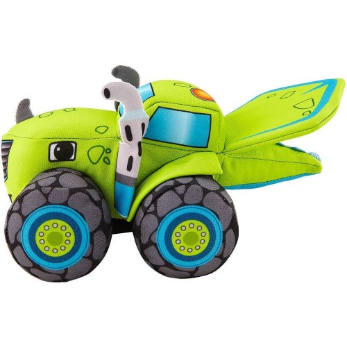 Mattel Blaze Plush Vehicles, 3 Designs CJJ49-Assorted, Soft Toy for Boys 3+, Social and Emotional Development Toy
