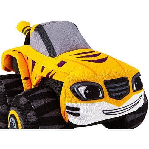 Mattel Blaze Plush Vehicles, 3 Designs CJJ49-Assorted, Soft Toy for Boys 3+, Social and Emotional Development Toy