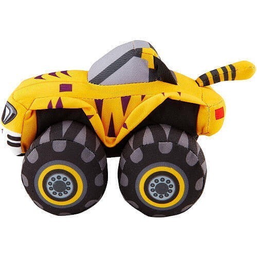 Mattel Blaze Plush Vehicles, 3 Designs CJJ49-Assorted, Soft Toy for Boys 3+, Social and Emotional Development Toy