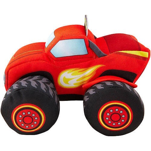 Mattel Blaze Plush Vehicles, 3 Designs CJJ49-Assorted, Soft Toy for Boys 3+, Social and Emotional Development Toy