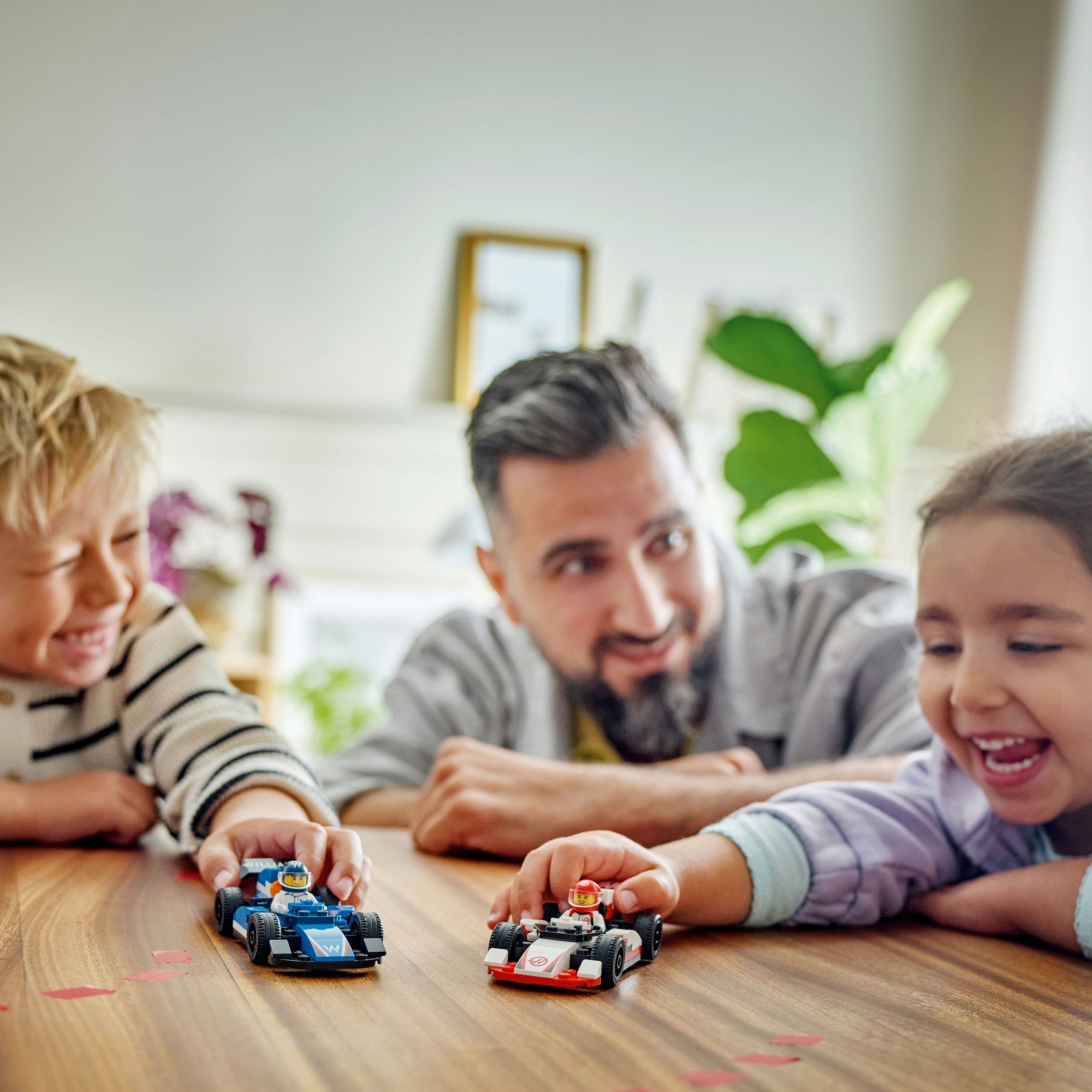 LEGO City 60464 F1 Williams Racing and Haas Racing Cars V29 for Unisex 4+ Dual Formula Racing Vehicle Building Set