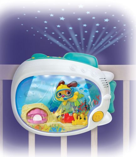 Winfun 3-in-1 Soothing Seas Nightlight, Music Box, Projector & Calming Lullaby Light for Babies 0+ Months